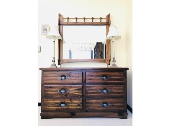 YOUNG HINKLE Ships Ahoy Dresser With Mirror