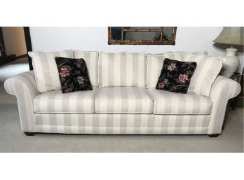 Timeless BAUHAUS Linen Striped Sofa