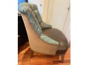 New Custom Made Alligator & Leather & Suede Armchair, Purchased For $8,500