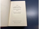 Ralph Waldo Emerson: Essays And Journals. 671 Page Hard Cover Book Published In 1968.