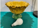 Ceramic Sunflower Bowl Table Center Piece.