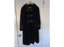 Fantastic Vintage Kramer's New Haven Black Borgazia Sportowne Woman's Lined Winter Coat.
