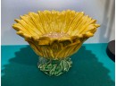 Ceramic Sunflower Bowl Table Center Piece.