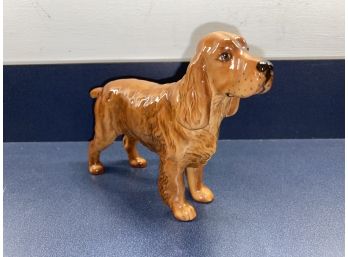 Vintage Beswick Horseshoe Primula Cocker Spaniel Dog Figurine. Made In England. In Perfect Condition.