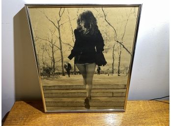 Tony Currin Photograph 'Pantyhose Woman' 1960 - 1969. Frame Measures 13 1/4' X 16 1/4'.