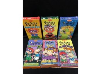 6 Vintage Nickelodeon Rugrats VHS Movies