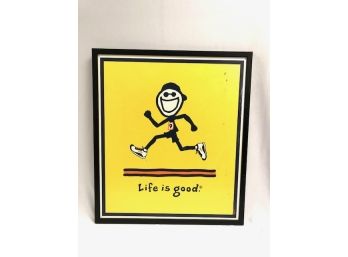 Life Is Good Print (yellow)