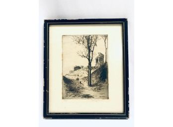 Vintage Etching- Signed & Numbered