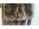 Martin's Mink Coat 3/4 Large Shawl Collar