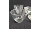 Assortment Of Clear Glass Serving, Mixing, Snack Bowls - Including Pyrex