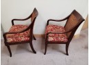 A Pair Of Beautifully Designed, Well Built Cane Back Side Chairs