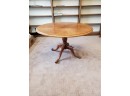 Round Pedestal Table With Glass Top