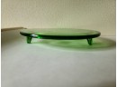 Vintage Green Jeanette Glass Co Plate