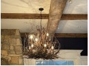 An Incredible Bespoke Natural Branch Chandelier 1/4