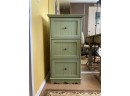 A Pair Of Painted Wood File Cabinets
