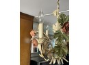 A Tole Painted Metal Chandelier By ABC Carpet & Home