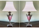 A Pair Of Urn Form Lamps By Maitland-Smith