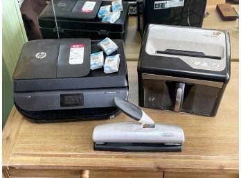Office Equipment - Printer, Shredder, Hole Punch