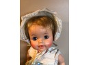 Vintage Ideal Toy Corp BW 13 Blue Eye Blond Hair Baby Doll 13'