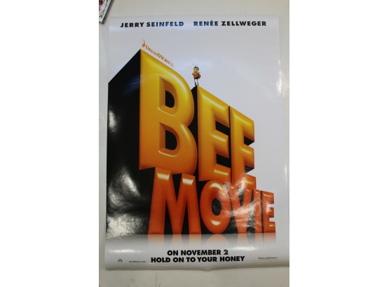 Original Double Sided Theater Poster - Bee Movie