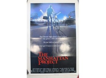 Original Single Sided Theater Poster - The Manhattan Project