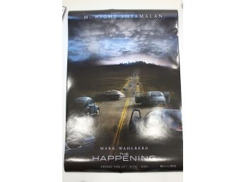 Original Double Sided Theater Poster - The Happening
