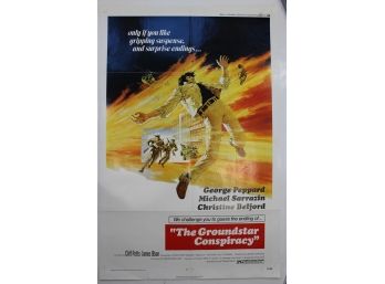 Original Single Sided Theater Poster - The Groundstar Conspiracy