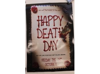 Original Double Sided Theater Poster - Happy Death Day