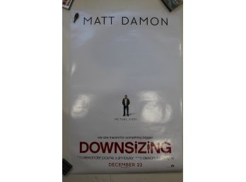 Original Double Sided Theater Poster - Downsizing