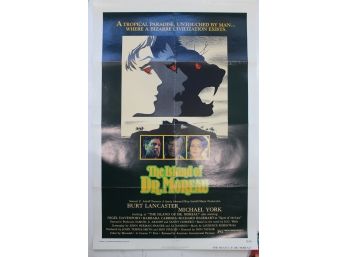 Original Single Sided Theater Poster - Island Of Dr Moreau