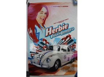Original Double Sided Theater Poster - Herbie Fully Loaded