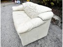 Italian Leather Three Seat Sofa By  Softline Furniture