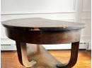 Georgian Style Crescent Shaped Mahogany Side Table - Restoration Or Paint Project
