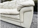 Italian Leather Three Seat Sofa By  Softline Furniture