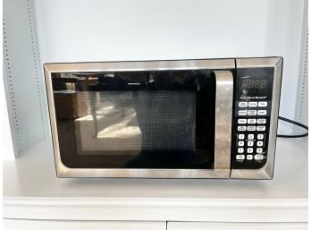 Hamilton Beach 0.9 Cu. Ft. Stainless Steel Countertop Microwave Oven Model P90d23al-wR 900 WattsLED Display
