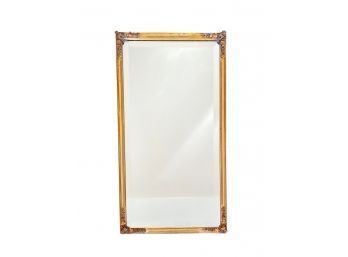 STUNNING VINTAGE BOMBAY AND CO  GOLD GILT  Framed MIRROR With BEVELED GLASS