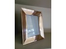 Two Silverplate Easel Back Photo Picture Frames By Tizo & Ralph Lauren 4x6 & 5x7