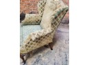Great Vintage Wing Back Chair Possibly Was Mohair Needs To Be Reupholstered