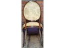 Nice Boudoir Upholstered  Chair  Needs Touch Up Nice Chair