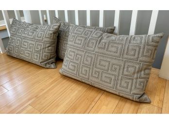 3 Crate & Barrel Pillows
