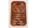 1 Oz .999 Pure Copper Bar