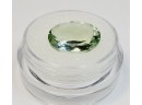 5 Carat ---14x10mm Oval Cut Prasiolite (Green Amethyst)  Loose Gemstone