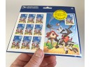 NEW Loony Tunes Wile E. Coyote & Road Runner Full Sheet 10 X .33 Cent SEALED Postage Stamps