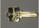 (2 Of 2) Rare DISNEYLAND 1955 Yale & Towne Gold Plated Brass Key To Commemorate Opening Of Disneyland UNCUT