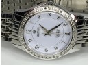 Fabulous Brand New $750 Ladies CROTON Diamond Case Watch - Genuine Diamonds - WOW ! - Great Gift Idea !