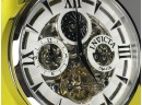 Incredible $1,100 INVICTA Automatic Skeleton Watch - New Model - Amazing Watch - Clear Back With Box - NEW !