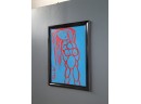 Listed Artist Thomas Pulgini Abstract Nude Oil Painting