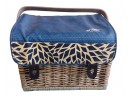 Nice Never Used Picnic Time Wicker Basket With Accesories