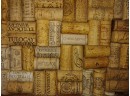 Very Unique Framed 23x23' Wine & Winery Cork Collection Wall Display