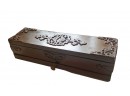 Vintage Asian Wooden Cigarette Box With Pull Out Drawer